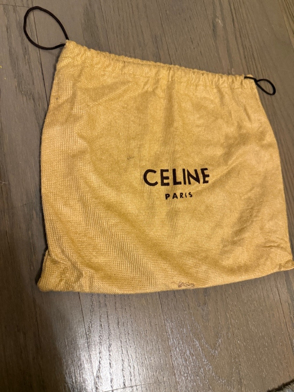 Celine Vintage Macadam Leather Flap Crossbody bag w/ Triomphe Logo Patch w/ COA - Picture 14 of 15